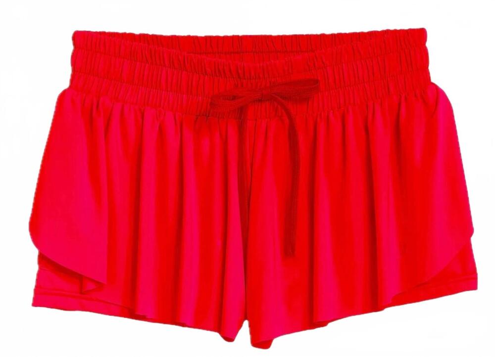 NEW SUZETTE COLLECTION kids' fly away shorts in red